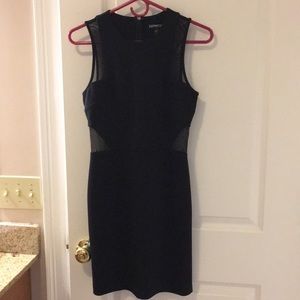 Black express body con dress